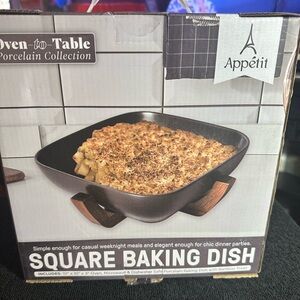 Black Square Baking Dish